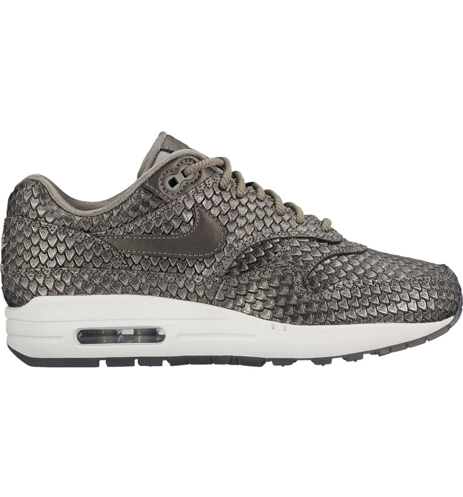 Nike Air Max 1 Reptile Metallic Pewter Women s 454746 015 US
