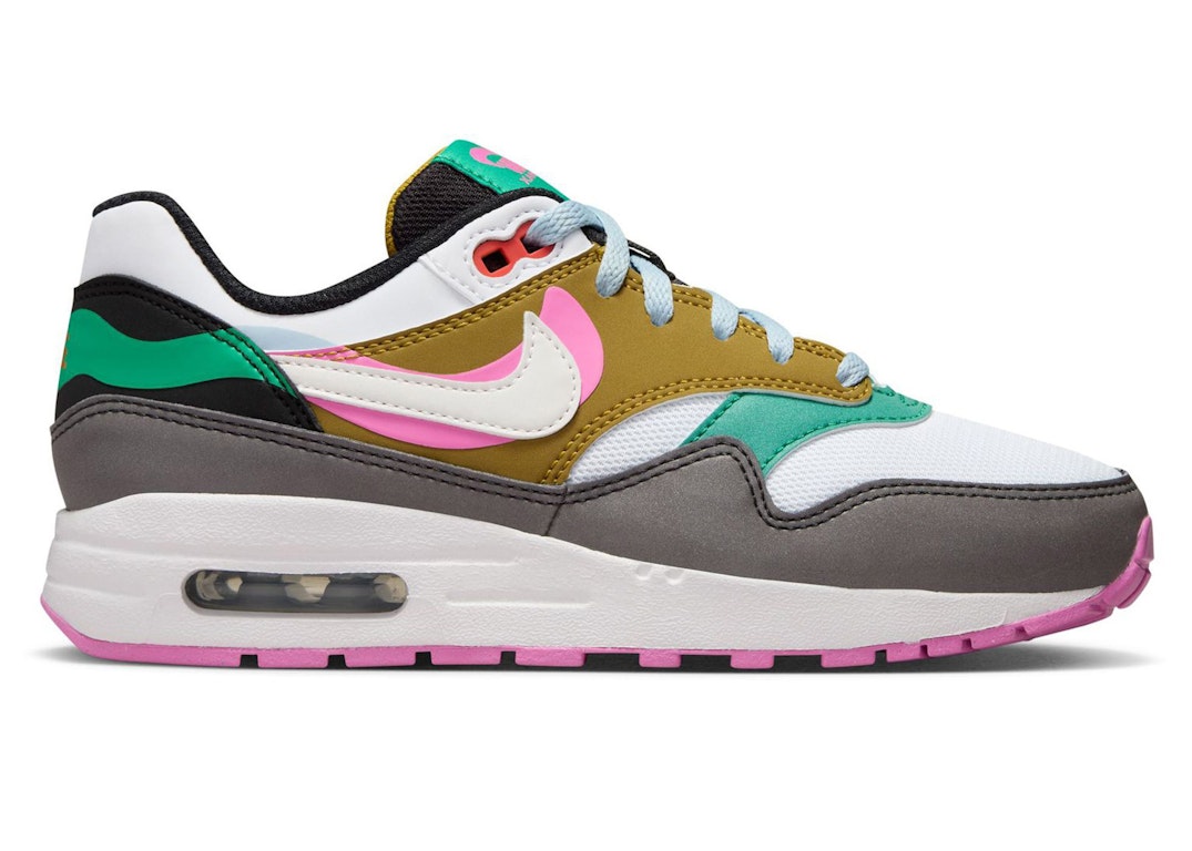 Pre-owned Nike Air Max 1 Se Dance (gs) In Black/white/playful Pink