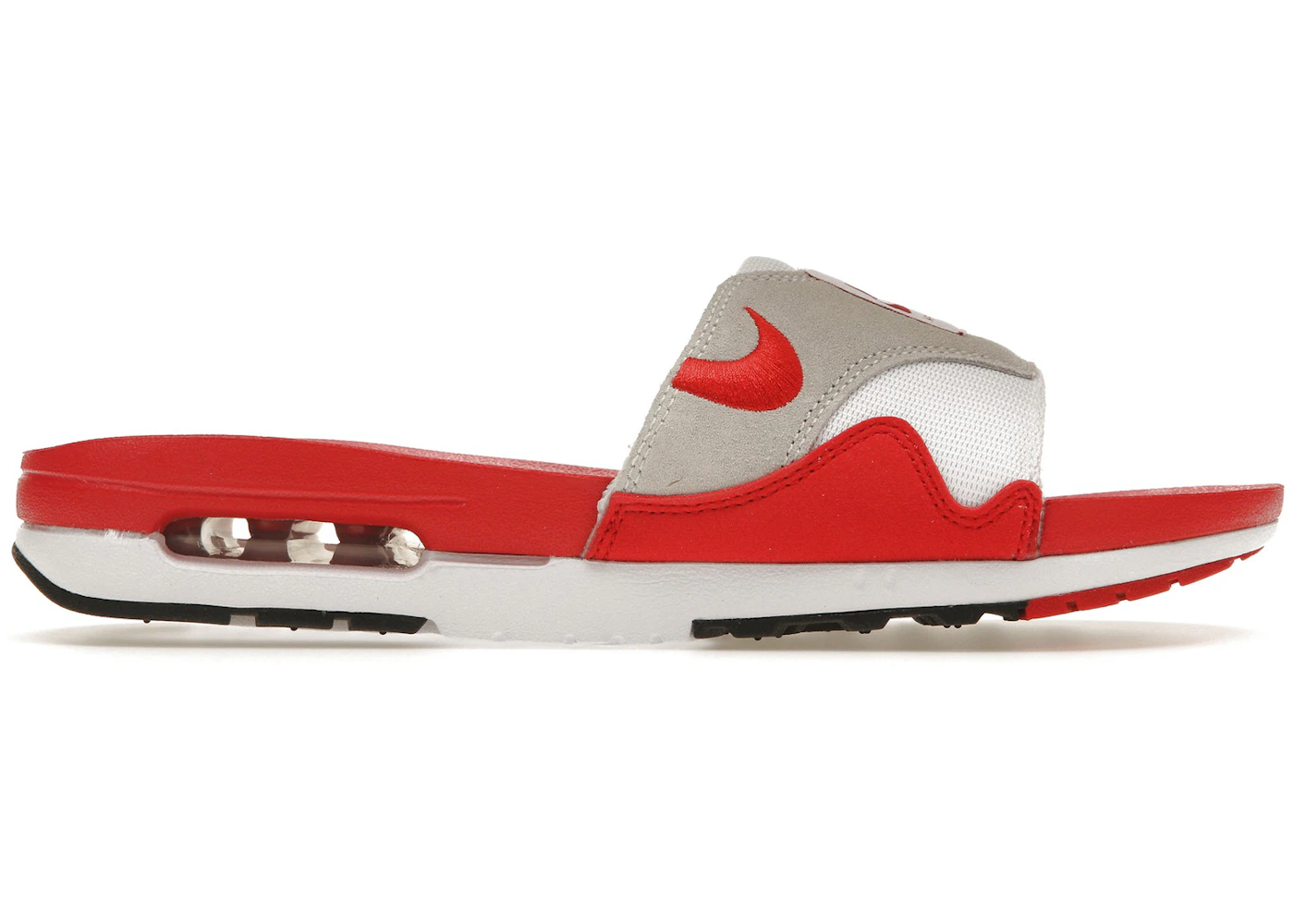 Red Sandals Air Max Men's Nike Air Max Slides 'White Red' Sandals