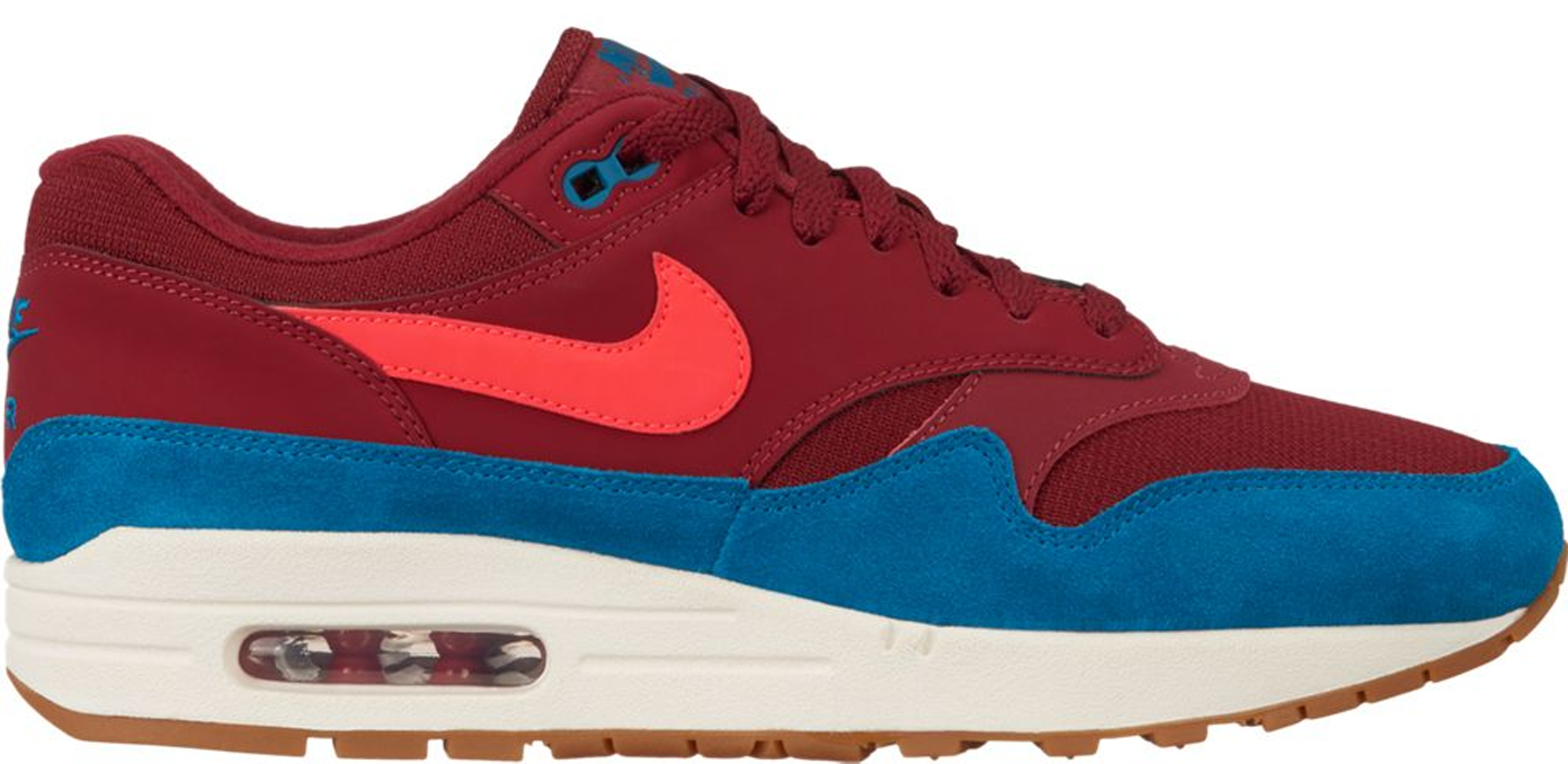 air max 1 team red green abyss