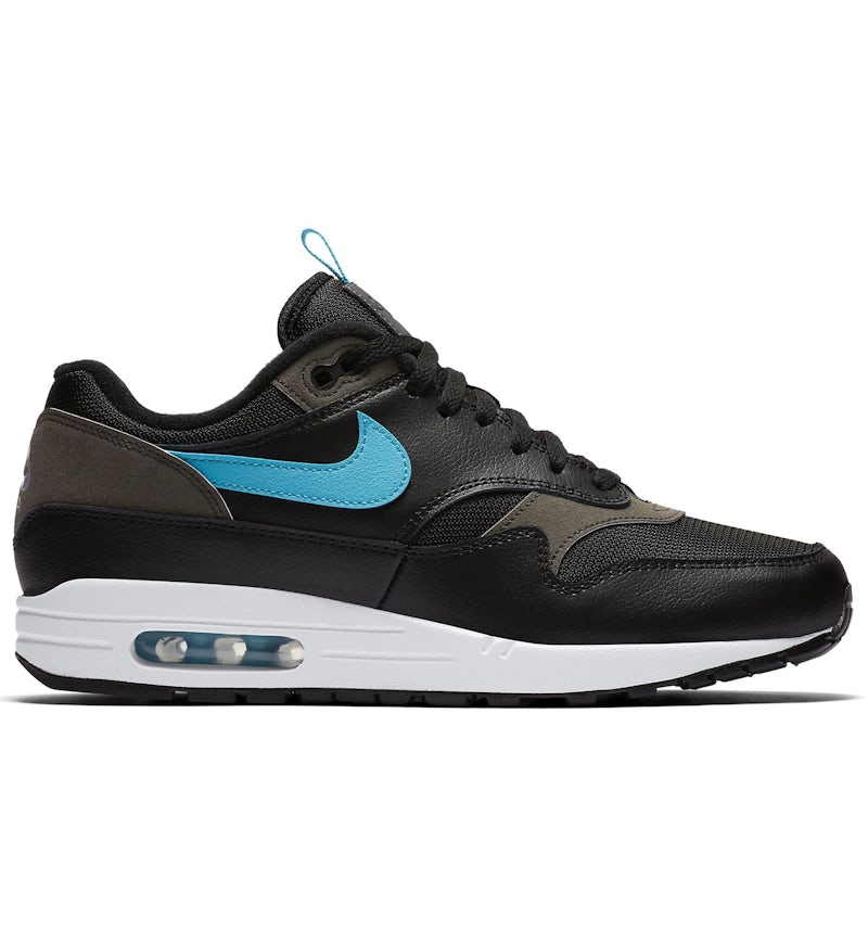 Nike Air Max Tongue Tab Black Blue Fury Men's CD1530-001 US