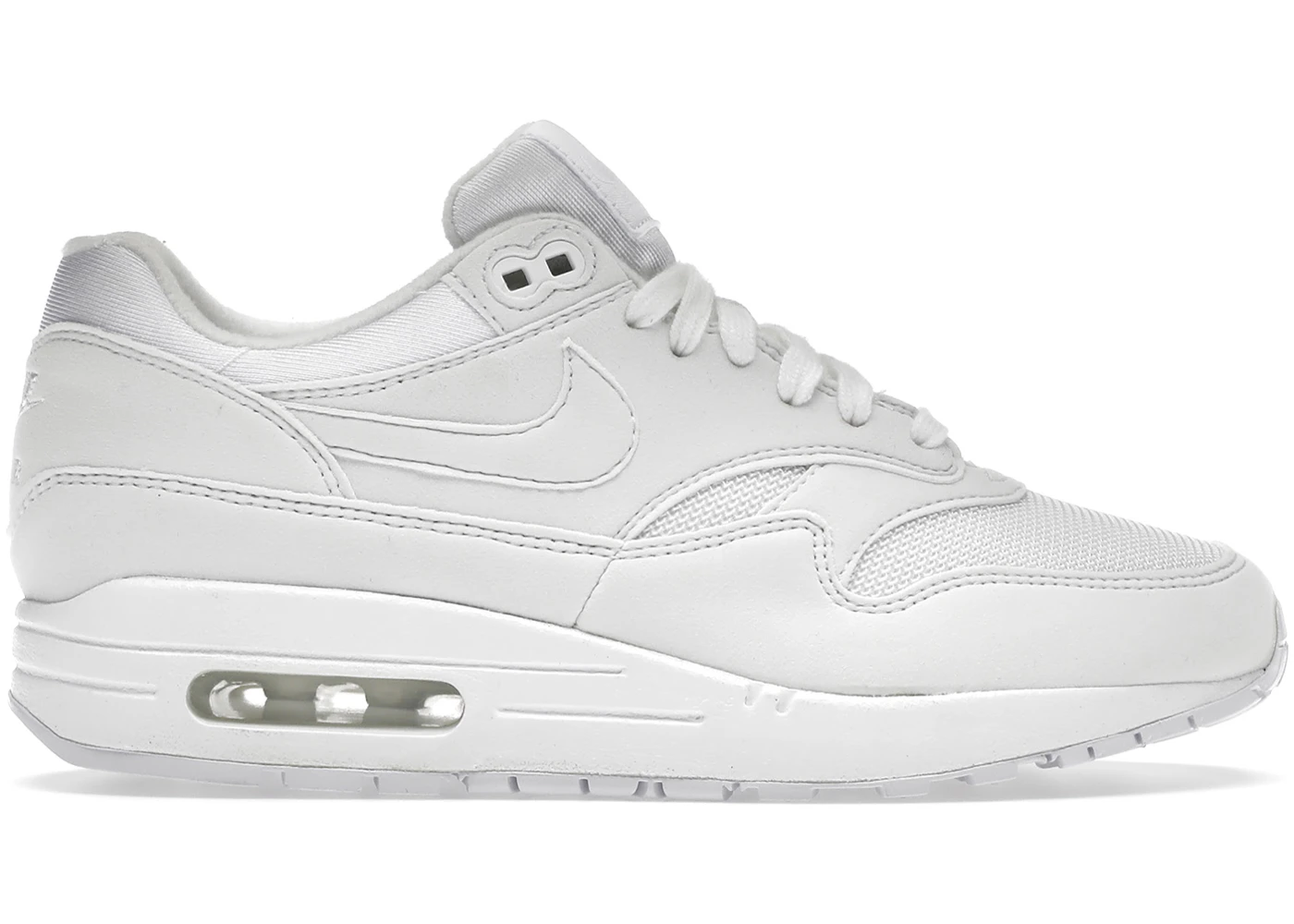 Nike Air Max 1 Triple White (Women's) - 319986-108 - US