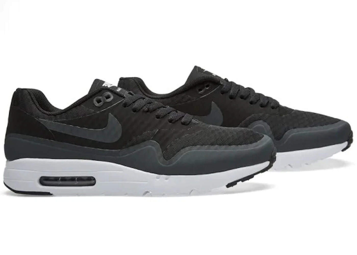 Nike air max 1 essential zwart grijs Clearance