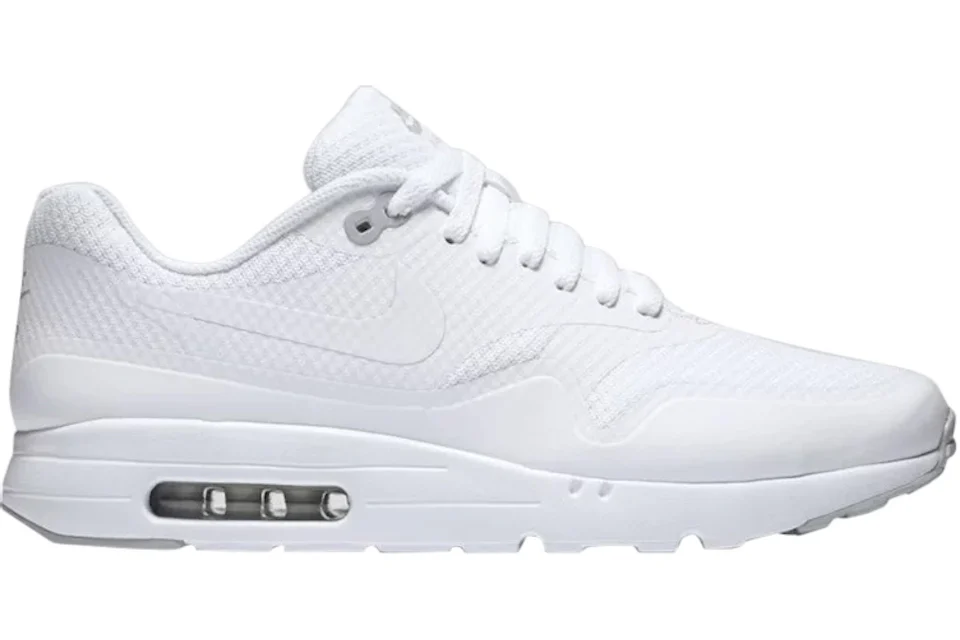 Nike Air Max 1 Ultra Essential Triple White Men's - 819476-105 - US