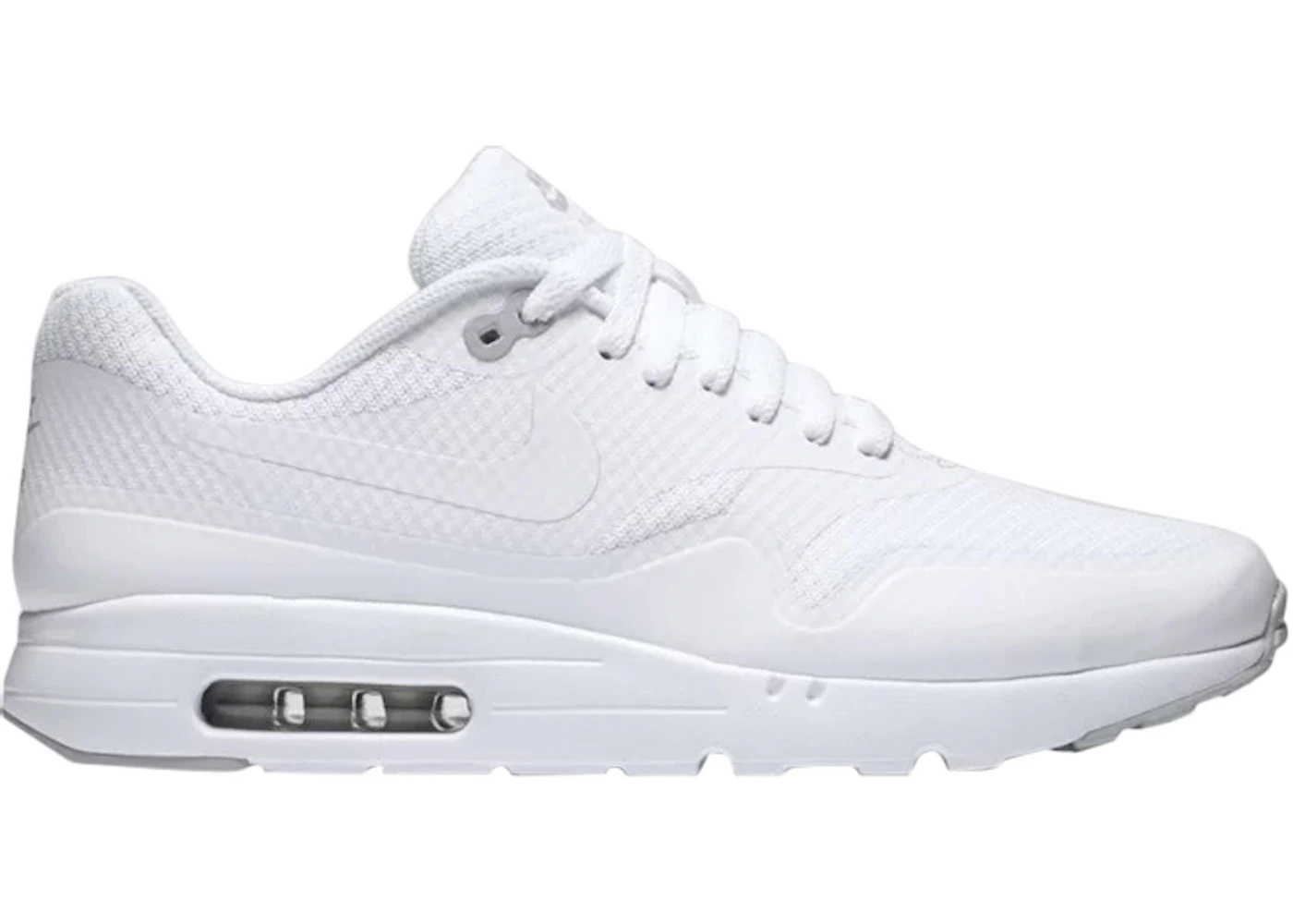 Nike Air Max 1 Ultra Essential Triple White Men's - 819476-105 - US