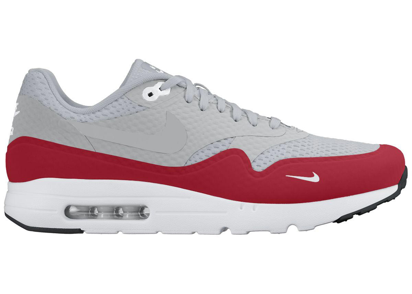 Nike Air Max 1 Ultra Essential University Red Neutral Grey メンズ ...