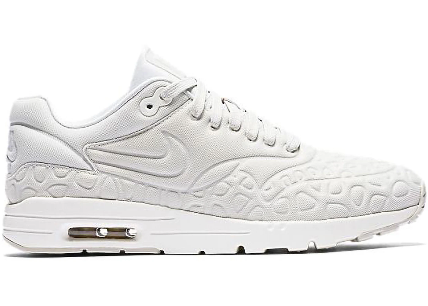 Nike air max 1 ultra plush trainers in grey Clearance