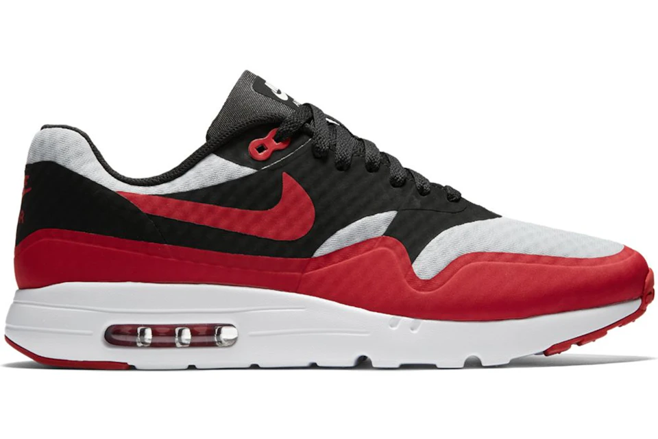 cafeteria for Indifference Nike Air Max 1 Ultra Pure Platinum Black Gym Red - 819476-005