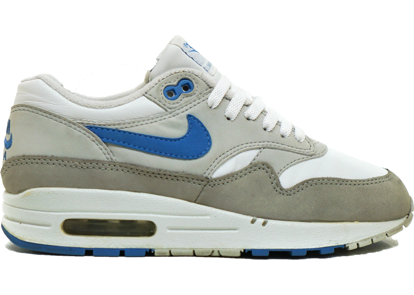 Nike Air Max 1 White Harbor Blue Women s 307168 141 DE