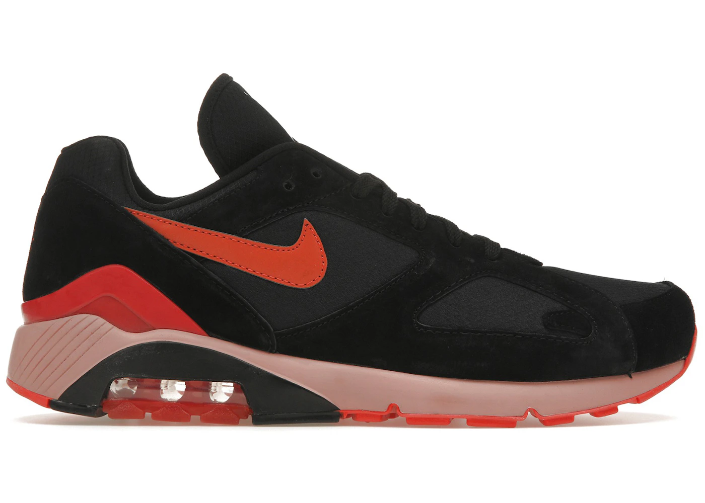 Nike Shoes Air Max 180 Black Red Nike Air Max 180 Fire Men's