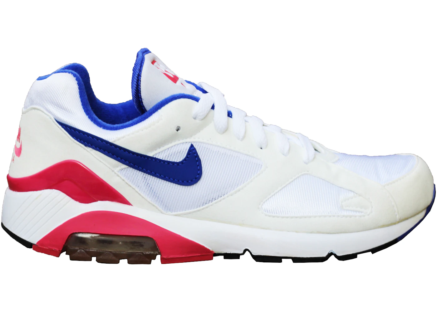 Buy Nike Men S Air Max 180 White Ultramarine-Solar Red At | atelier-yuwa.ciao.jp