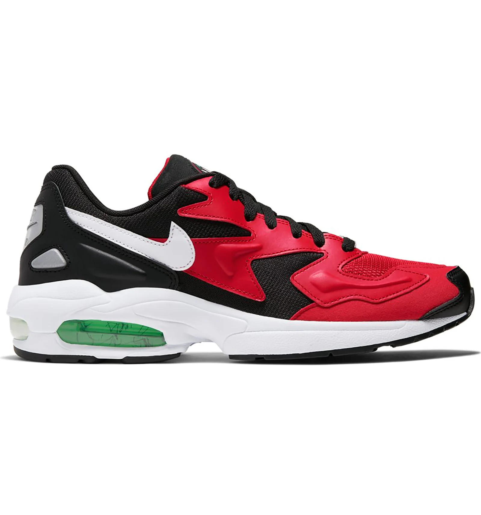 Nike Air Max 2 Light Black Red Electro Green Men s AO1741 003