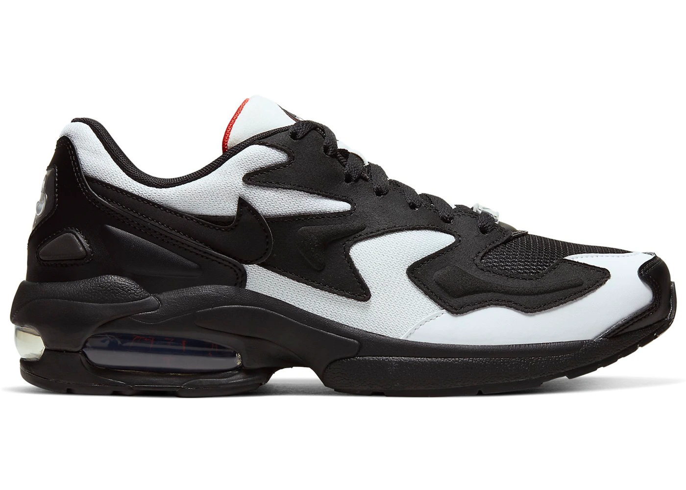 Nike Air Max 2 Light Black White Mesh Men s AO1741 106 US