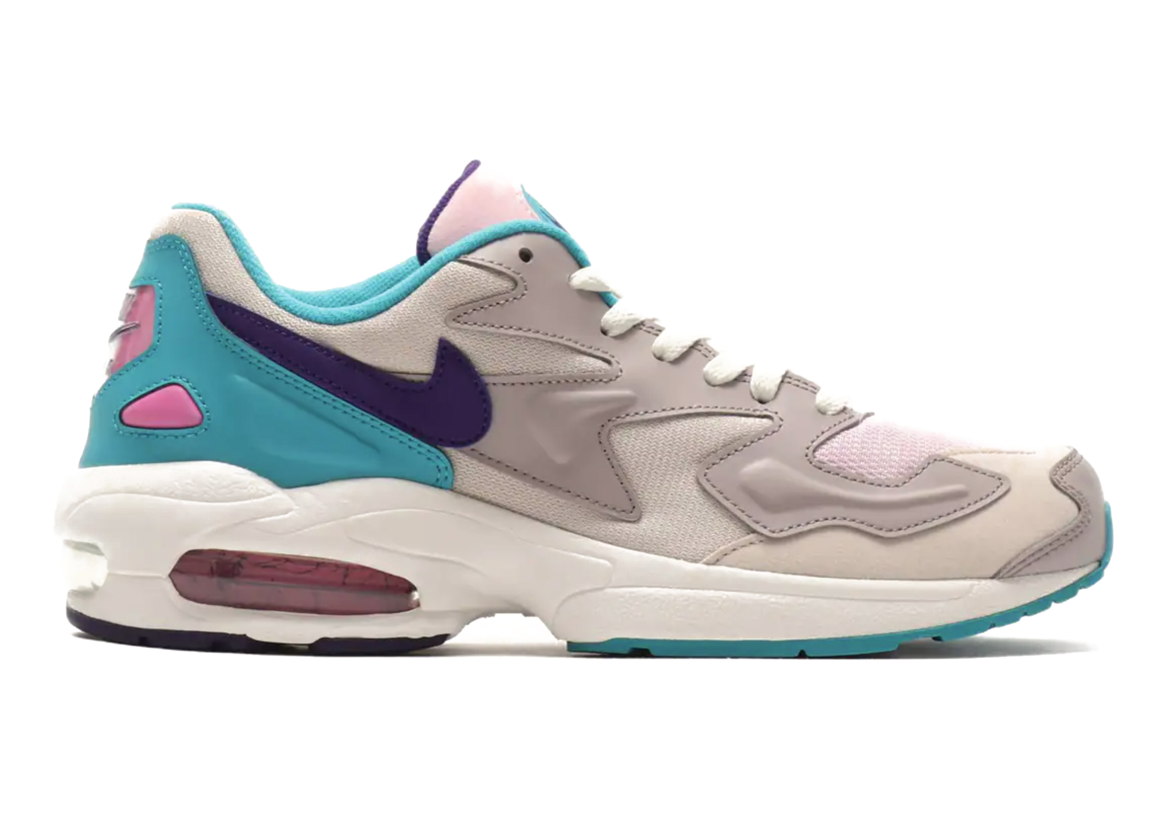 Nike Air Max 2 Light Desert Sand Aqua Court Purple CK2958