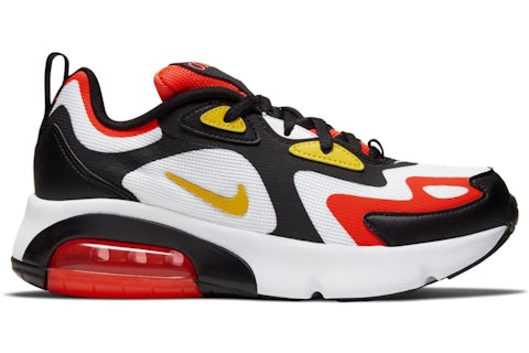 HOT At5627 Air Max 200 Grade School Nike Air Max 200 Black