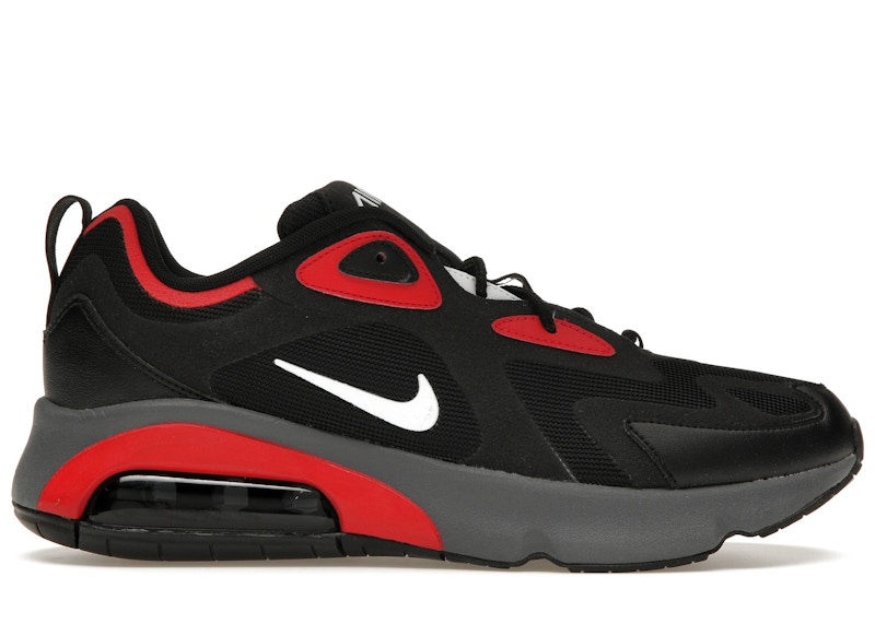 Nike Air Max 200 Black/University Red Men's - CI3865-002 - US