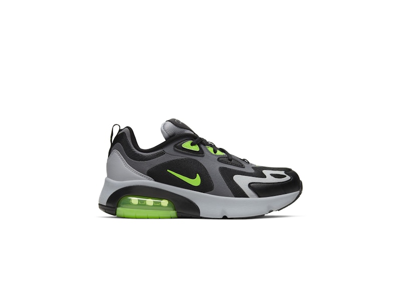 Nike air 200 black cheap and green