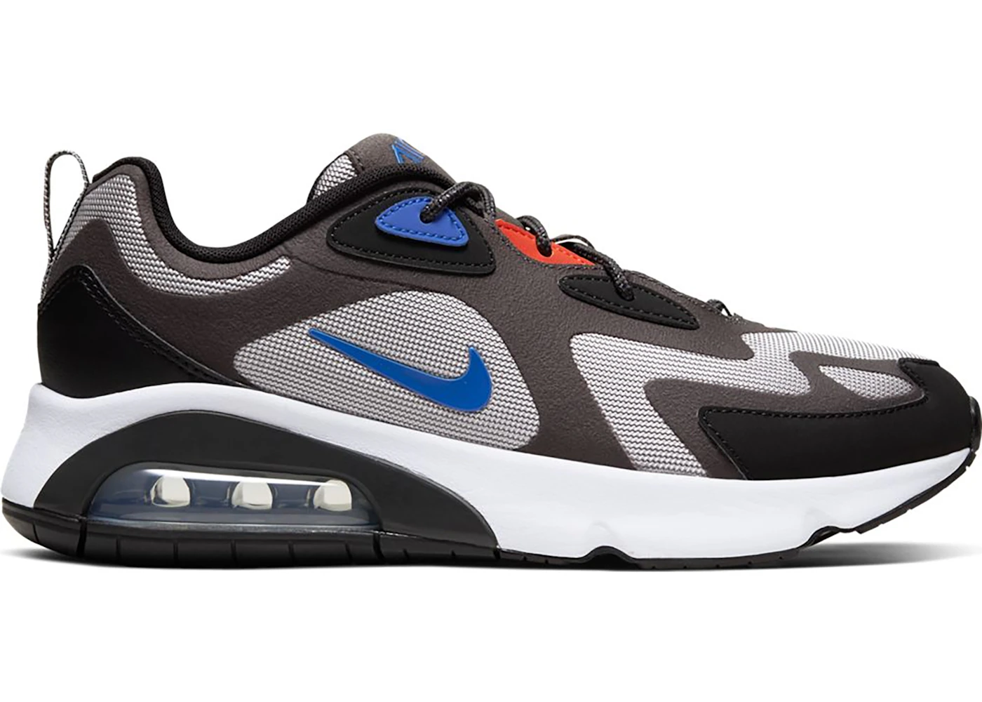 Nike Air Max 200 Metallic Silver Hyper Royal Men s CU4921 001 US