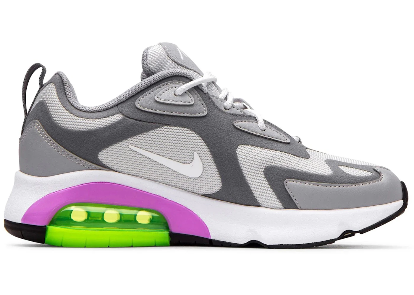 Nike Air Max 200 Pure Platinum Volt (Women's) - AT6175-002 - US