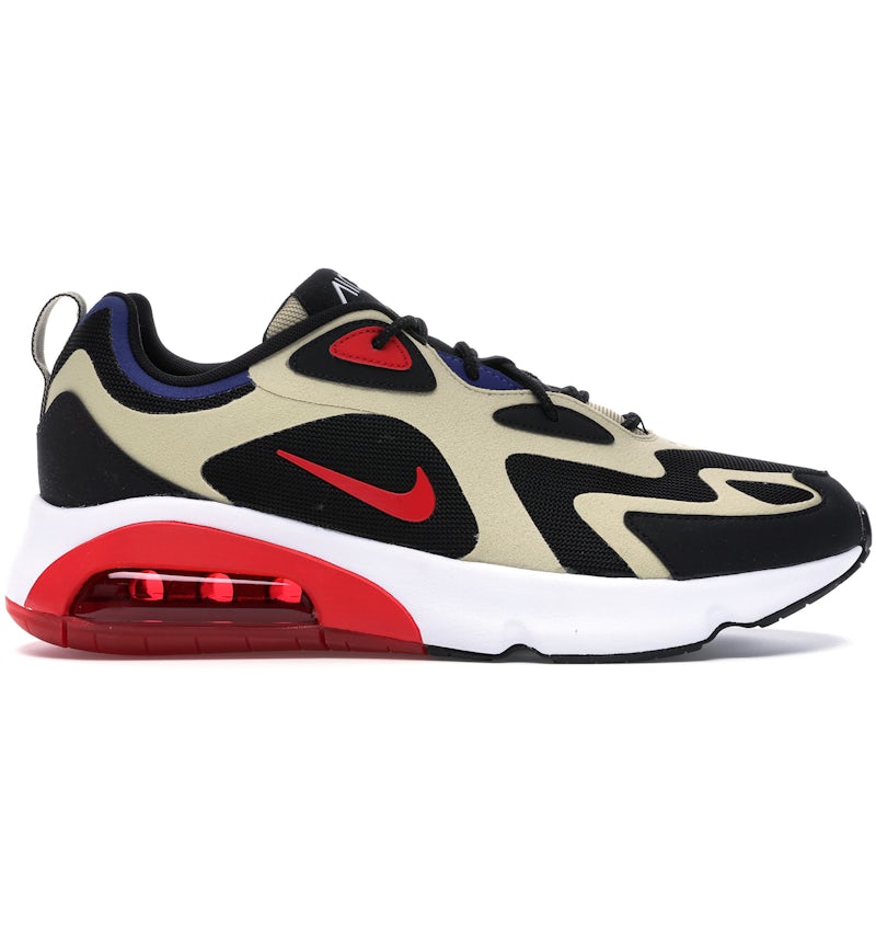 Sneaker Shoes Nike Air Max 200 Black Red Nike Air Max 200 Team