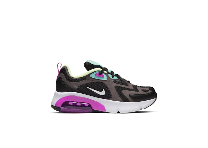 Nike air max 200 black 2024 and pink