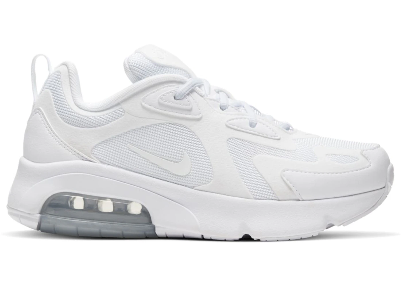 Nike Air Max 200 White (GS) Kids' - AT5627-102 - US