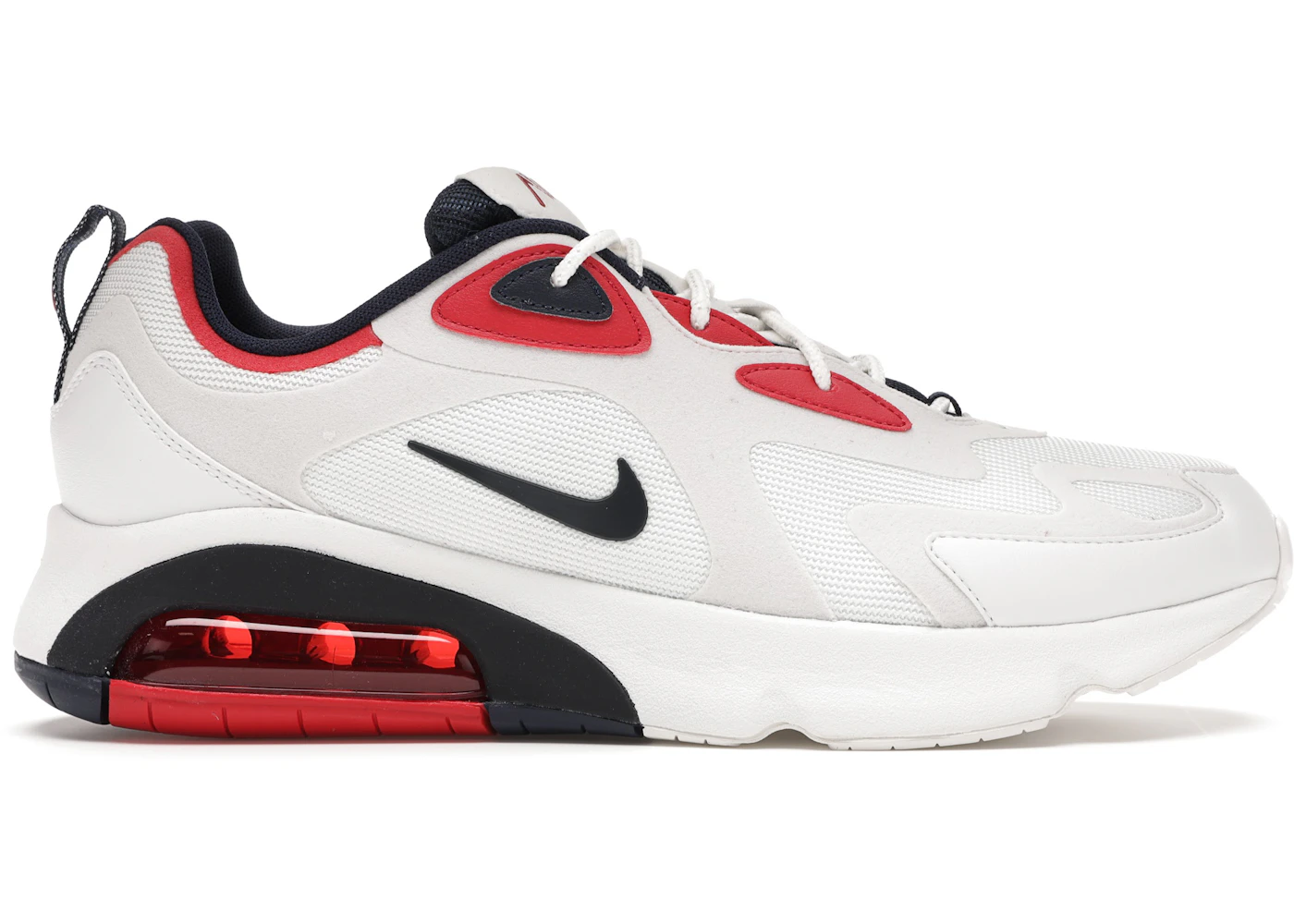 Red and black air max 200 sales