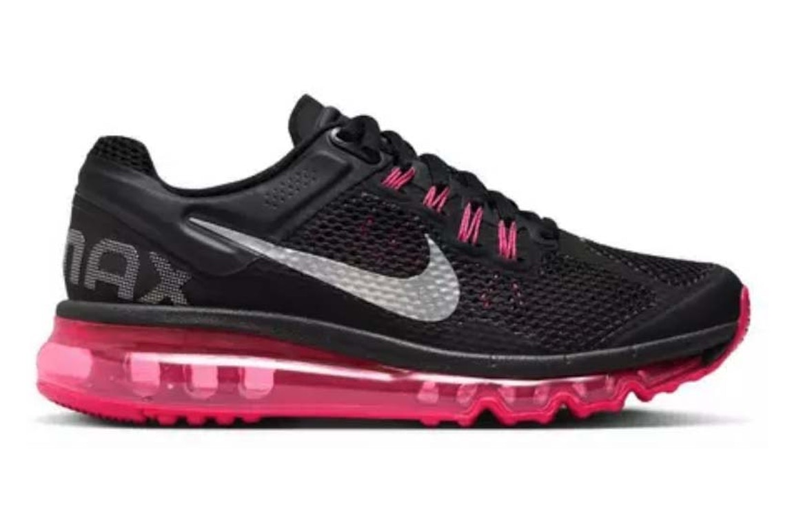 Pre-owned Nike Air Max 2013 Black Fusion Pink (gs) In Black/dark Grey/fusion Pink