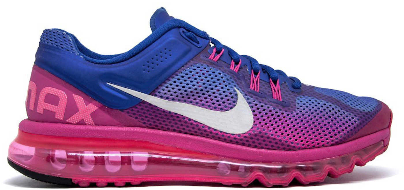 Hvad angår folk Minearbejder travl Nike Air Max+ 2013 Hyper Pink Blue Force (Women's) - 580405-416 - US