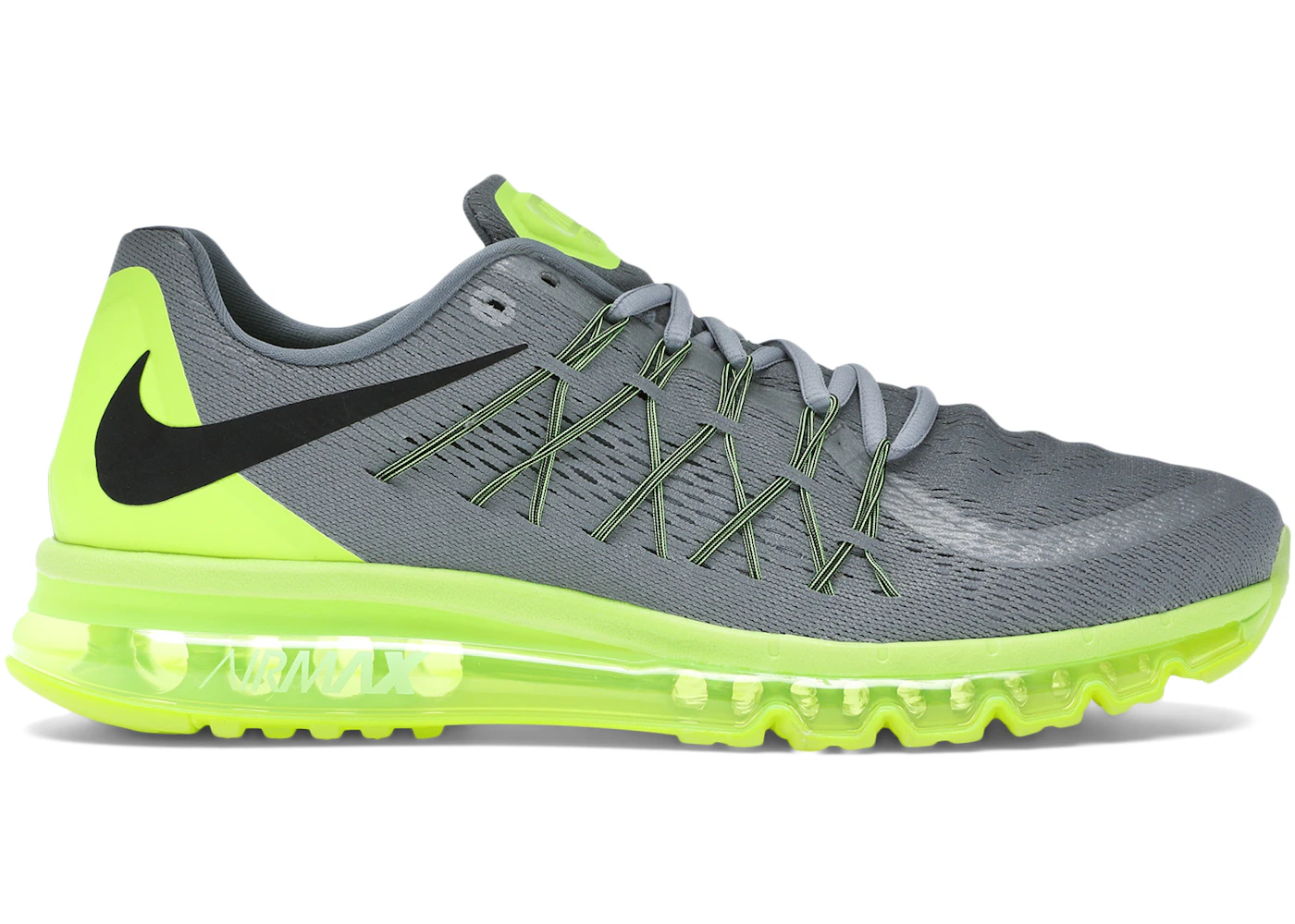 Nike air max 2015 grey green Clearance
