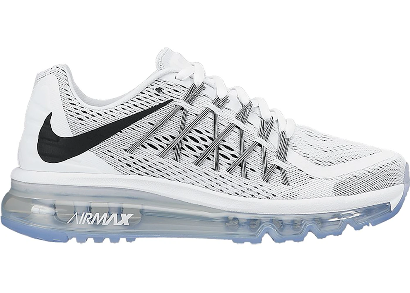 Nike Air Max 2015 White Black GS