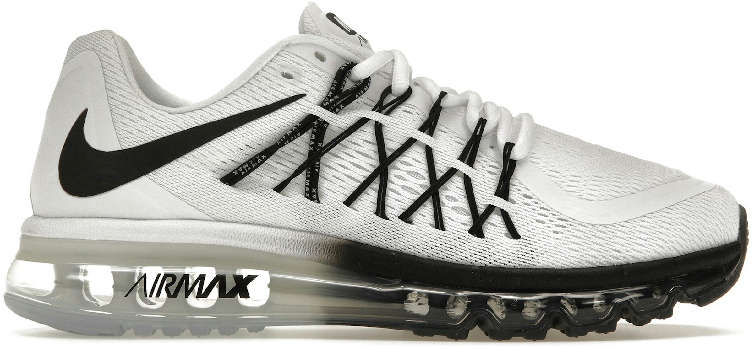vindue Smitsom sygdom Konsultere Nike Air Max 2015 White Black - CD7625-100 - US