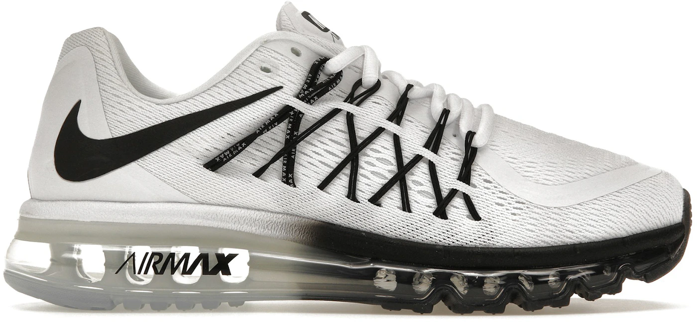 ik klaag streep Verstrooien Nike Air Max 2015 White Black Men's - CD7625-100 - US