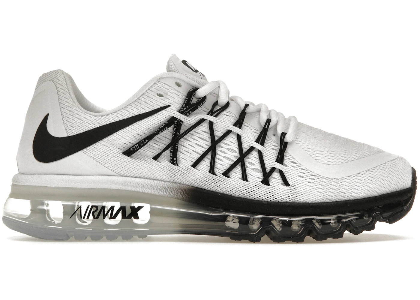 Nike Air Max 2015 White Black Men's - CD7625-100 - US