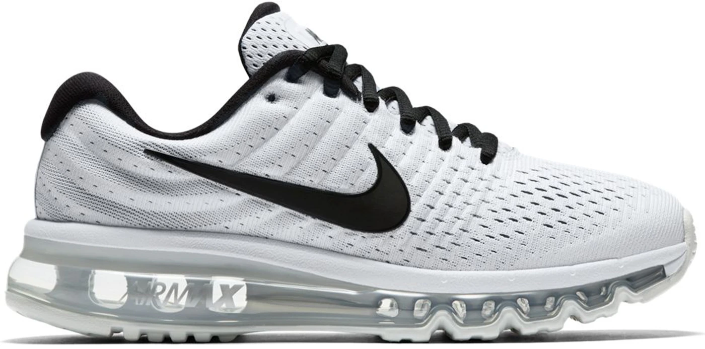 Draad appel inrichting Nike Air Max 2017 White Black (Women's) - 849560-100 - GB