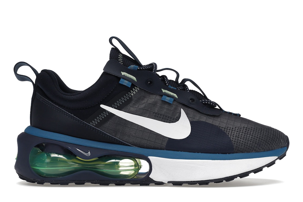 Pre-owned Nike Air Max 2021 Obsidian Lime Glow In Obsidian/lime Glow/brigade Blue