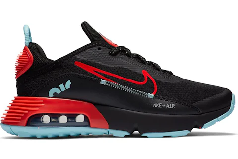 Nike Air Max 2090 Black Glacier Ice Bright Crimson (GS) Kids' - CZ8143-001 - US
