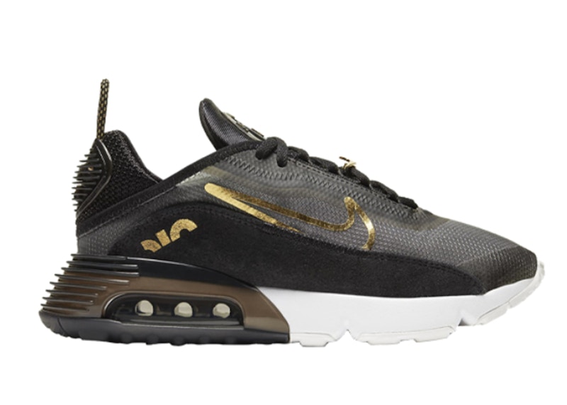 Nike air max mujer negro y dorado best sale