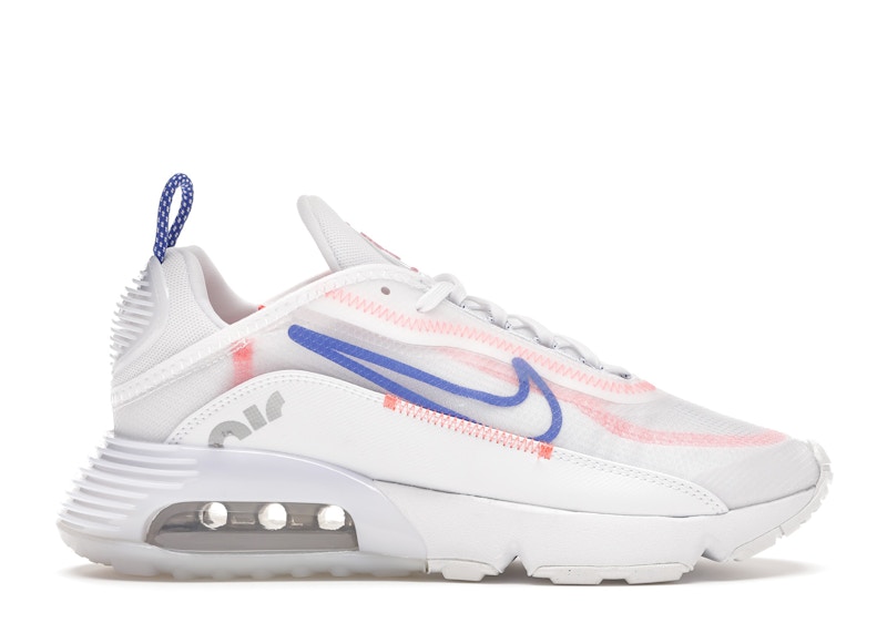 Nike Air Max 2090 White Flash Crimson Racer Blue (Women's