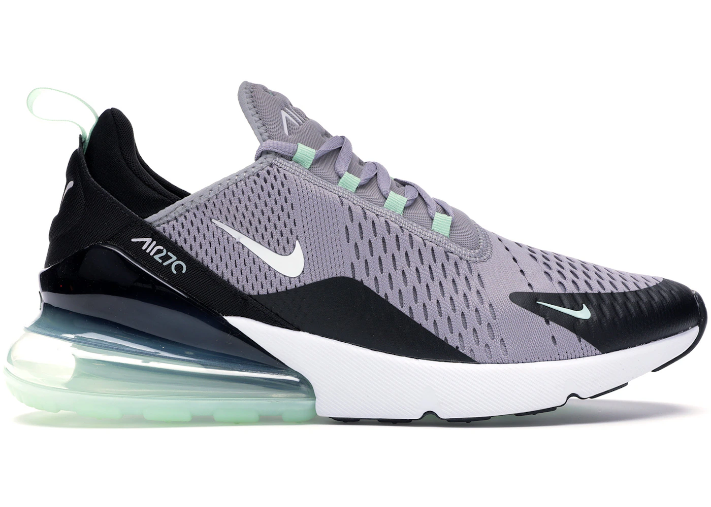Nike air max 270 womens black and mint green Clearance