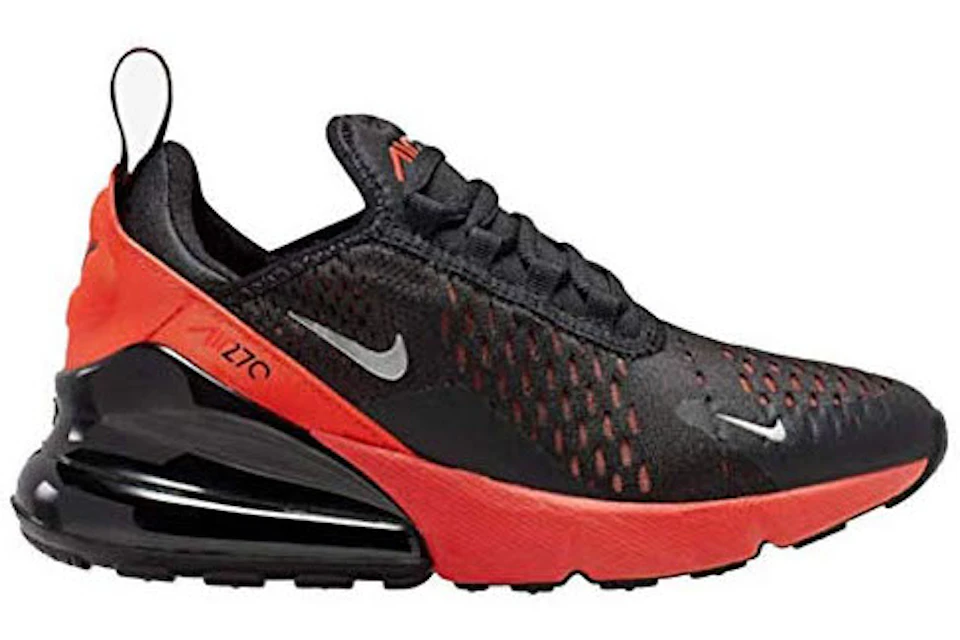 Nike Air Max 270 Black Bright Crimson Gs 018 Us Nike Air Max 270 Black Bright Crimson Gs 018 Us