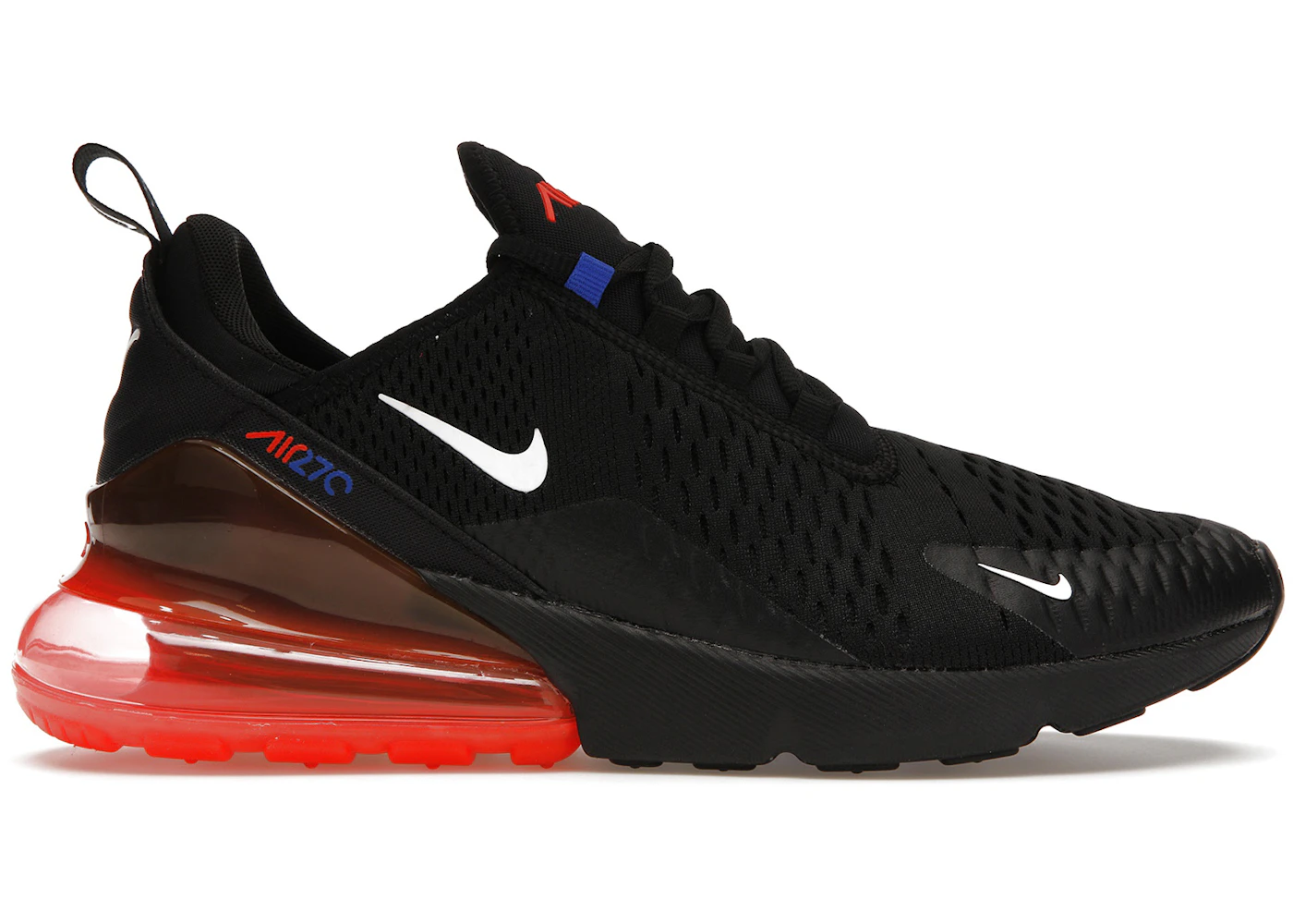 Nike Air Max 270 Black Bright Crimson Racer Blue Men's - DO6678-001 - US