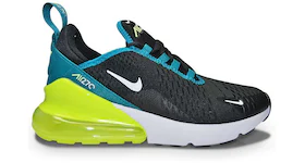 Nike Air Max 270 Black Bright Spruce Barely Volt (GS)