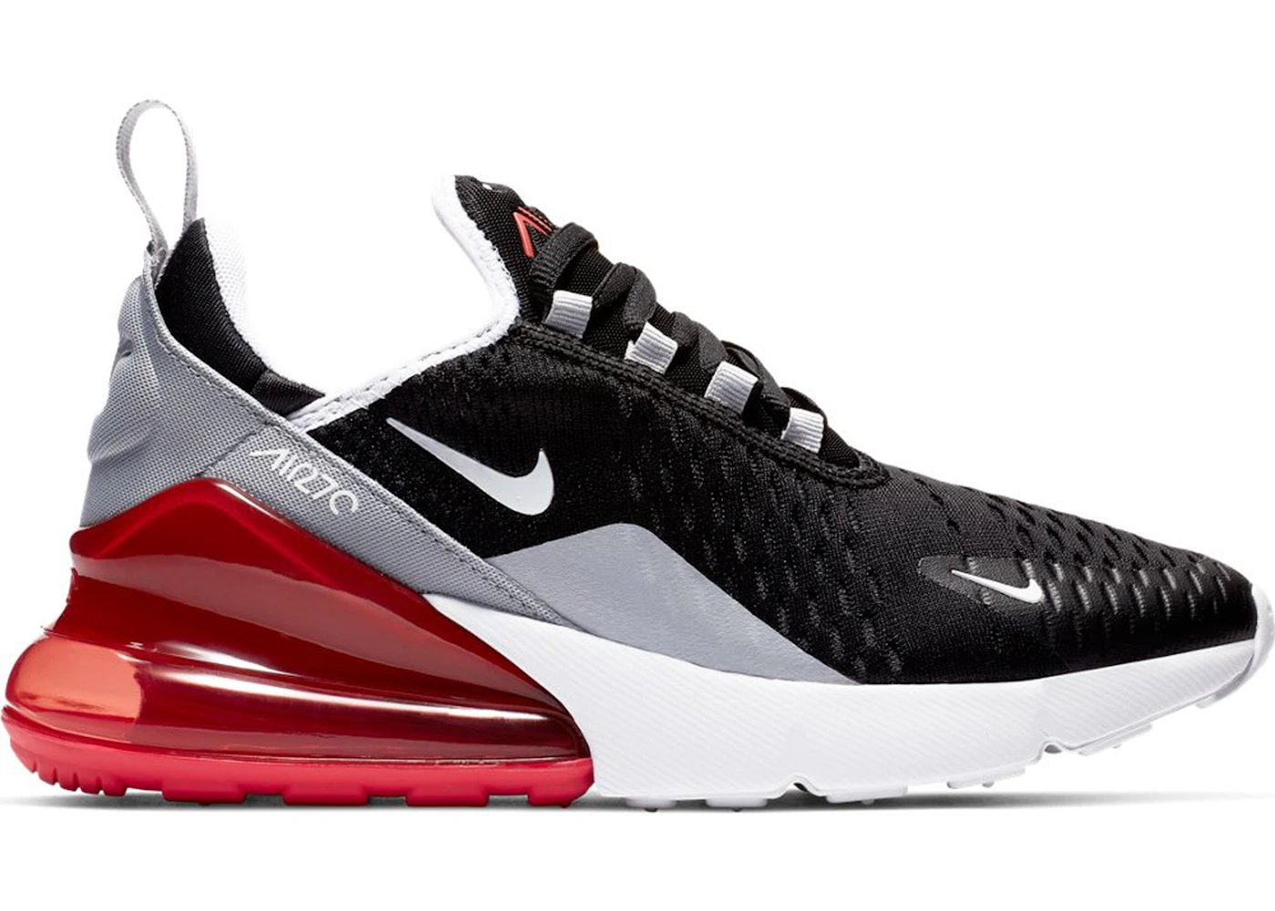 Nike Air Max 270 Schwarz Ember Glow Wolf Grau GS 943345 013 DE