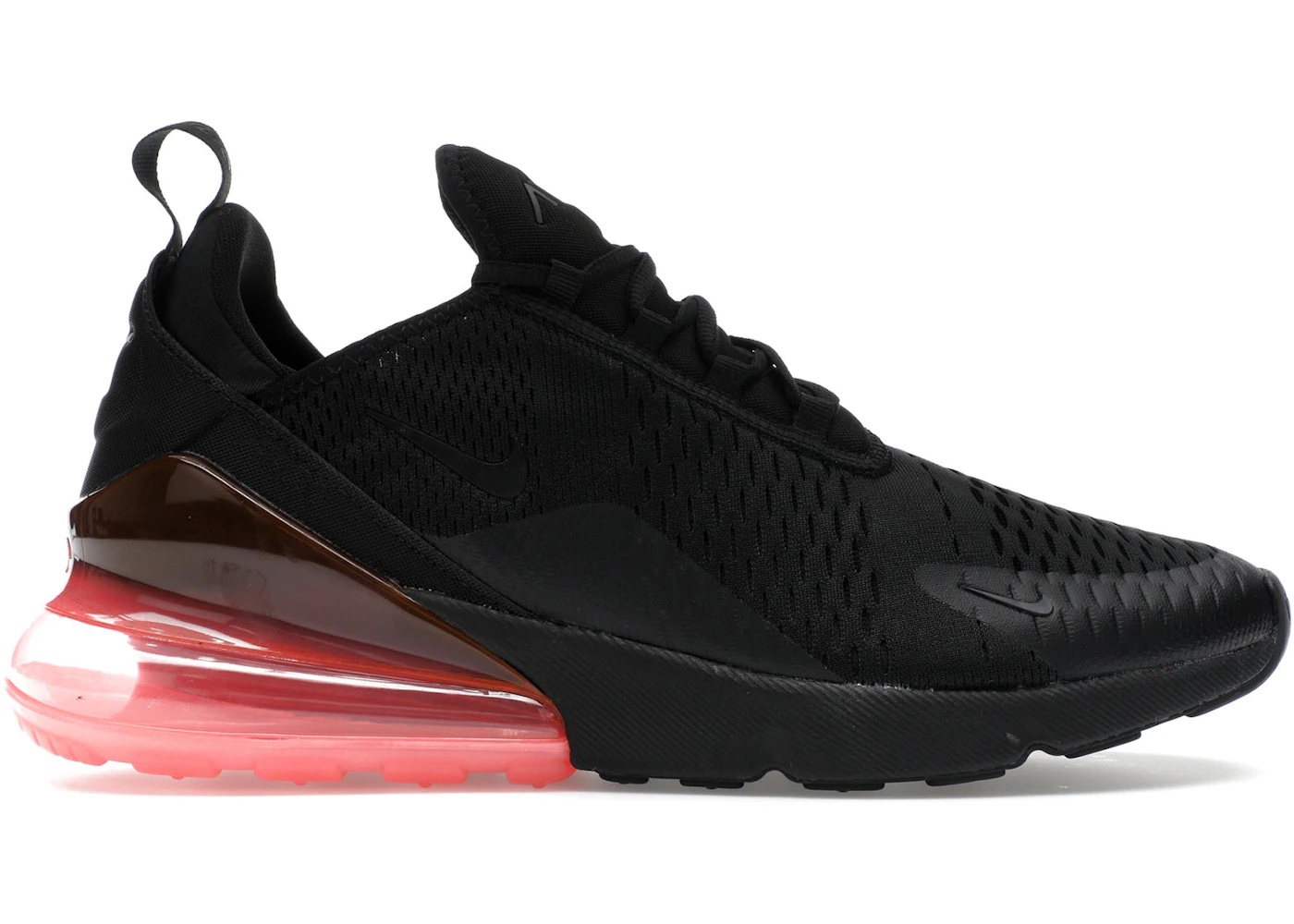 Nike Air Max 270 Black Hot Punch Men's - AH8050-010 - US