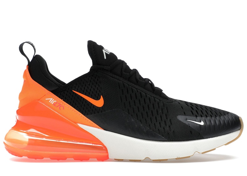 Nike Air Max 270 Schwarz Phantom Total Orange Herren AH8050 030 DE