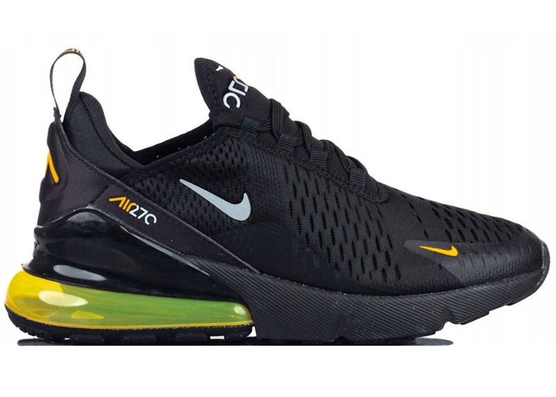 Nike Air Max 270 Negro University Dorado para escolares FD9778 002 US