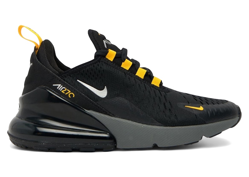 Nike Air Max 270 Black University Gold Smoke Grey (GS