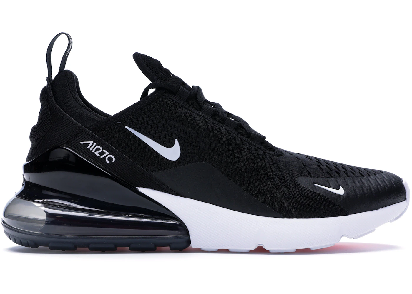 Nike Air Max 270 Black White Men's - AH8050-002 - US
