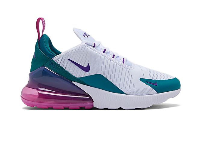 purple and blue air max 270